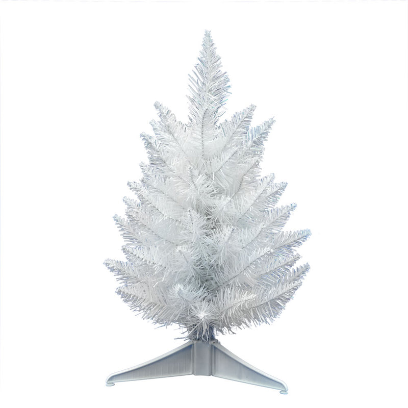 18" x 13" Sparkle White Spruce Mini Tree