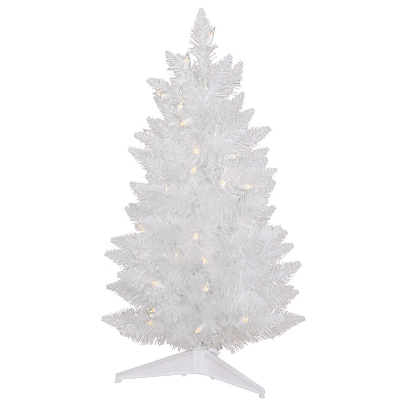 30" x 17" Sparkle White Spruce Slim Tree