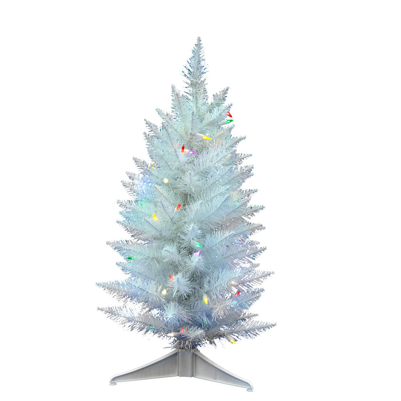 30" x 17" Sparkle White Spruce Slim Tree