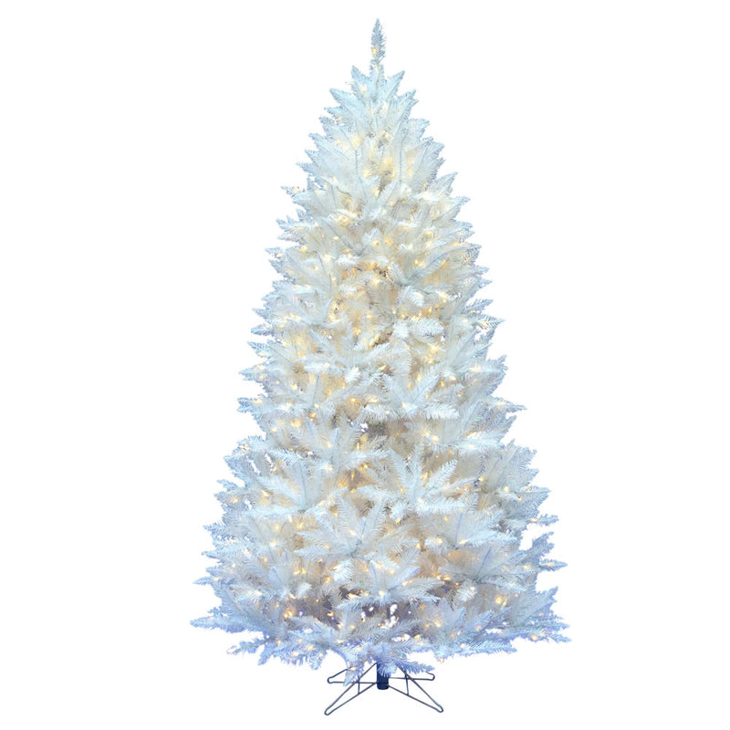 12' x 72" Sparkle White Spruce Tree