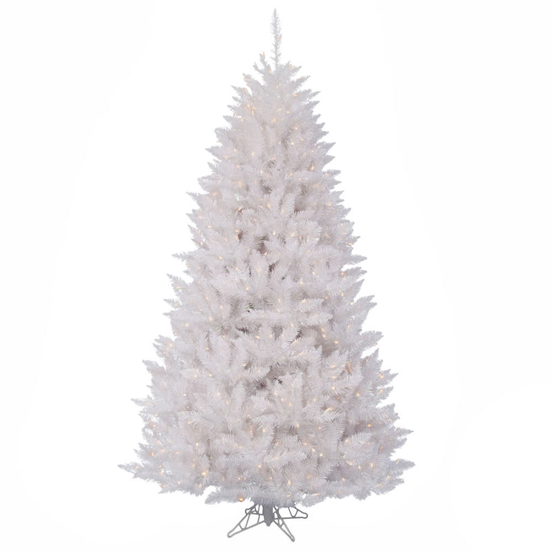 8.5' x 58" Sparkle White Spruce Tree