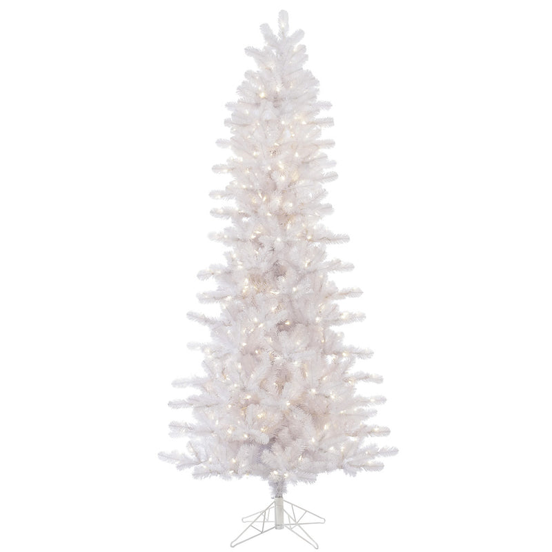 6.5' x 38" Crystal White Pine Slim Tree