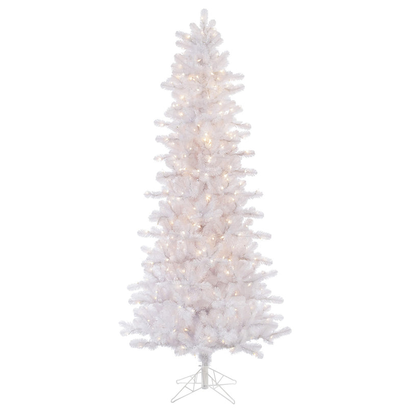 12' x 63" Crystal White Pine Slim Tree