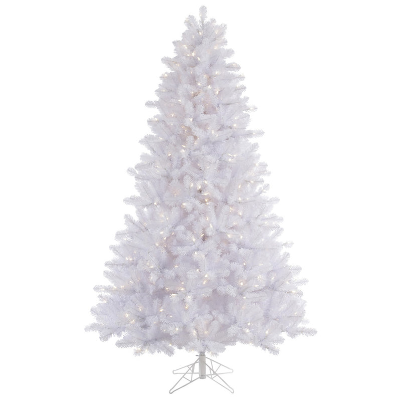 8.5' x 61" Crystal White Pine Tree