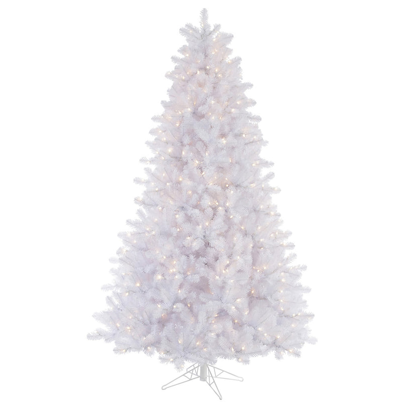 8.5' x 61" Crystal White Pine Tree