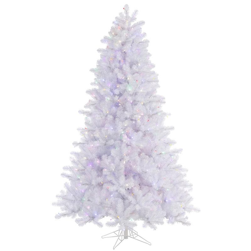 8.5' x 61" Crystal White Pine Tree