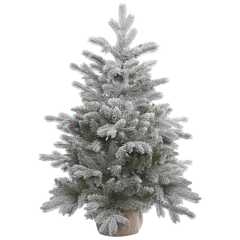 36" x 28" Frosted Sable Pine Tabletop Tree