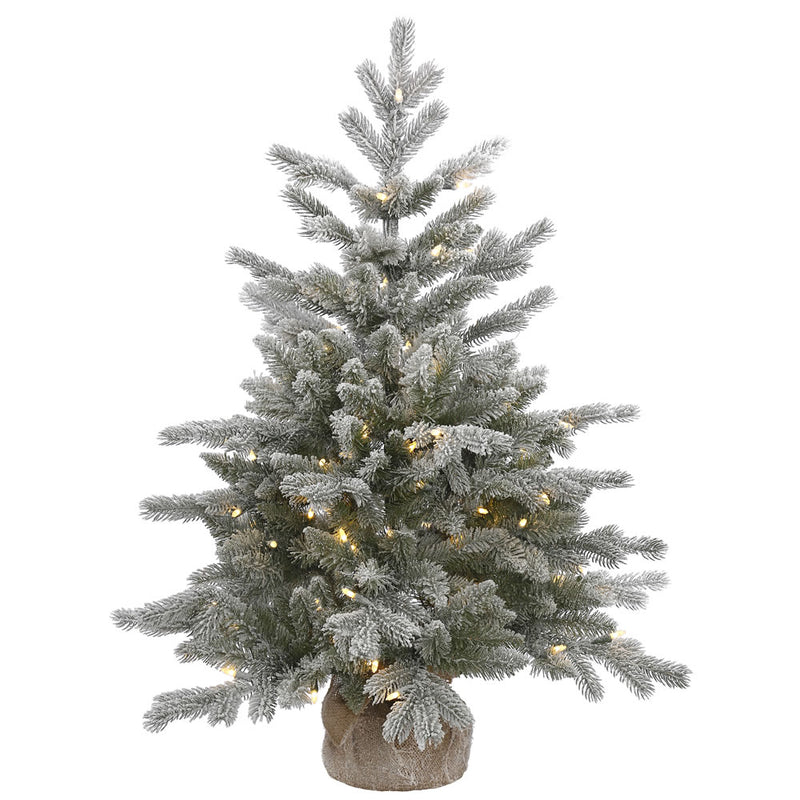 36" x 28" Frosted Sable Pine Tabletop Tree