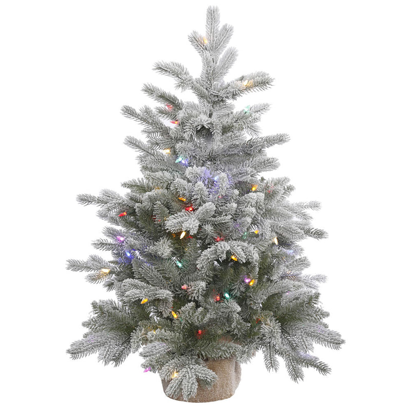 36" x 28" Frosted Sable Pine Tabletop Tree