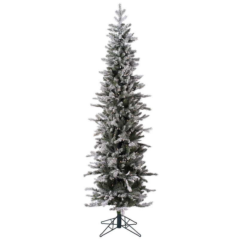 7' x 25" Frosted Tannenbaum Pine Tree