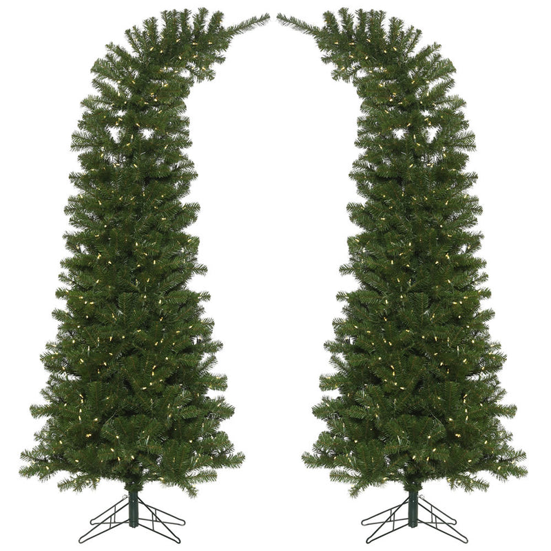 7.5' x 38'' Green Whimsical Trees (2 Pieces)