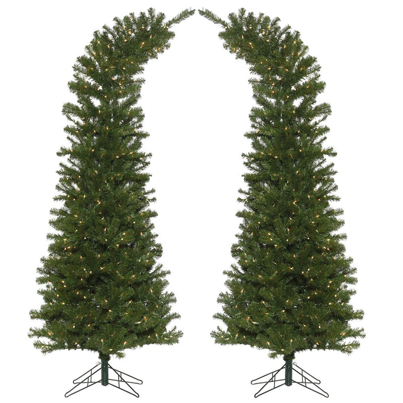 7.5' x 38'' Green Whimsical Trees (2 Pieces)