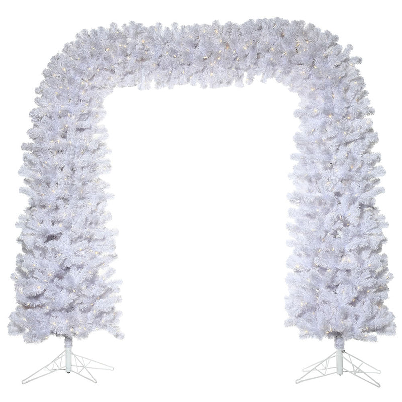 8' x 33'' Crystal White Arch Tree