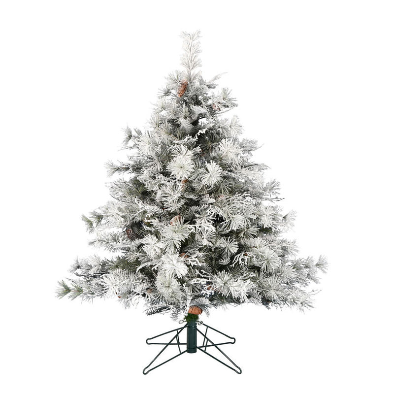 12' x 95" Flocked Cheshire Tree