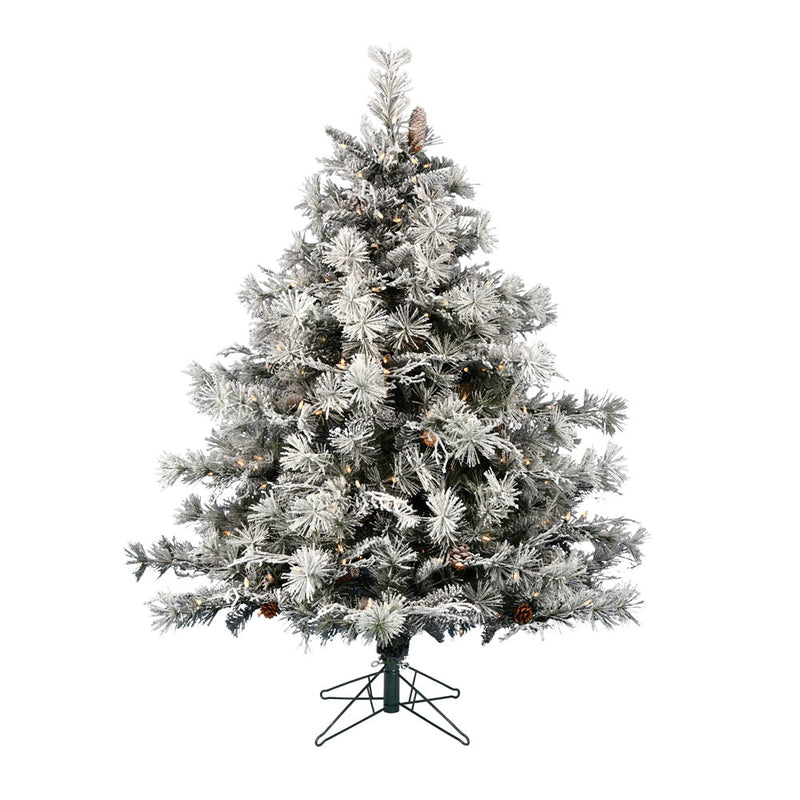 10' x 83" Flocked Cheshire Tree