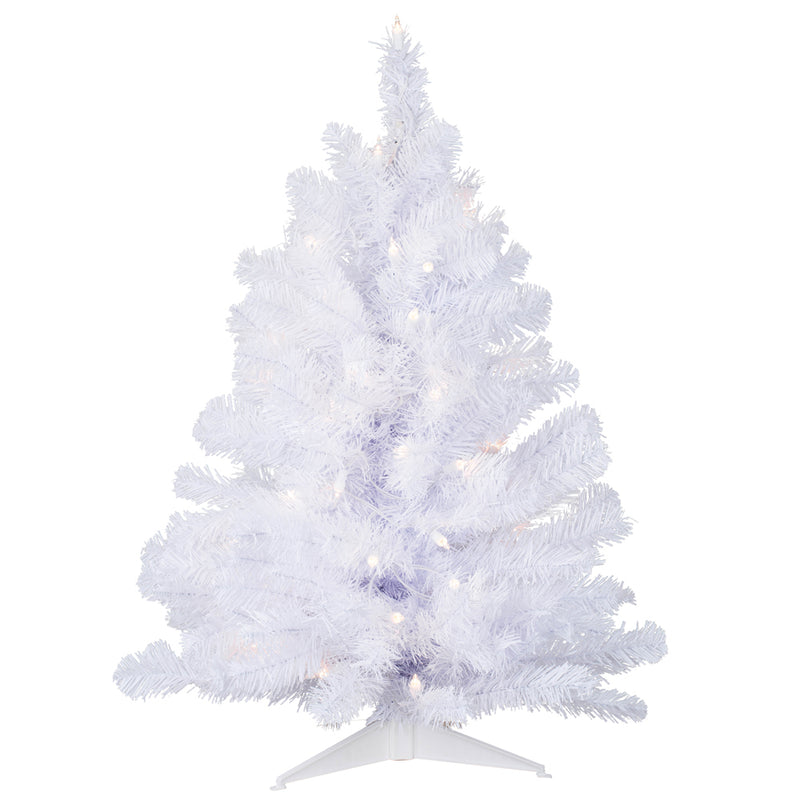 3' x 24" Crystal White Tree