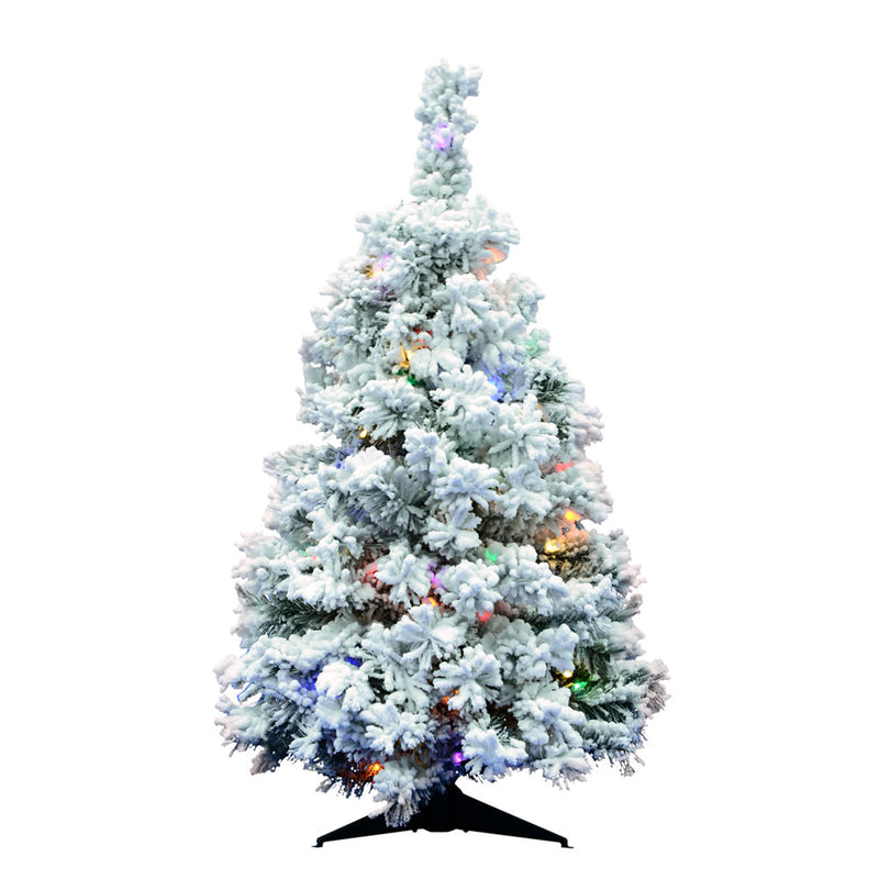 36" x 24" Flocked Alaskan Tree