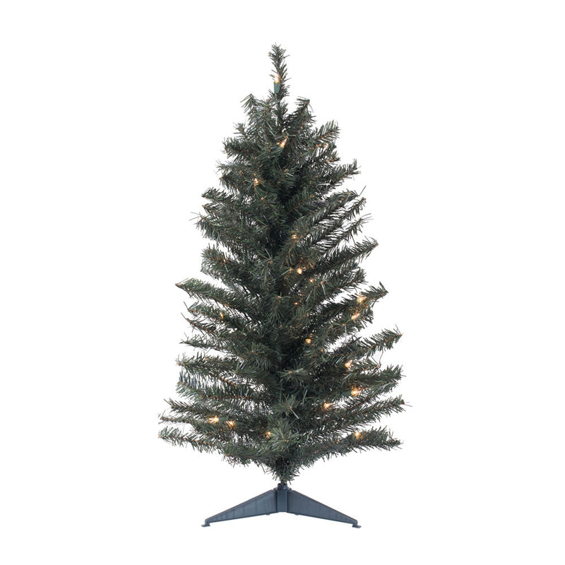 36" Canadian Tabletop Tree with Plastic Base