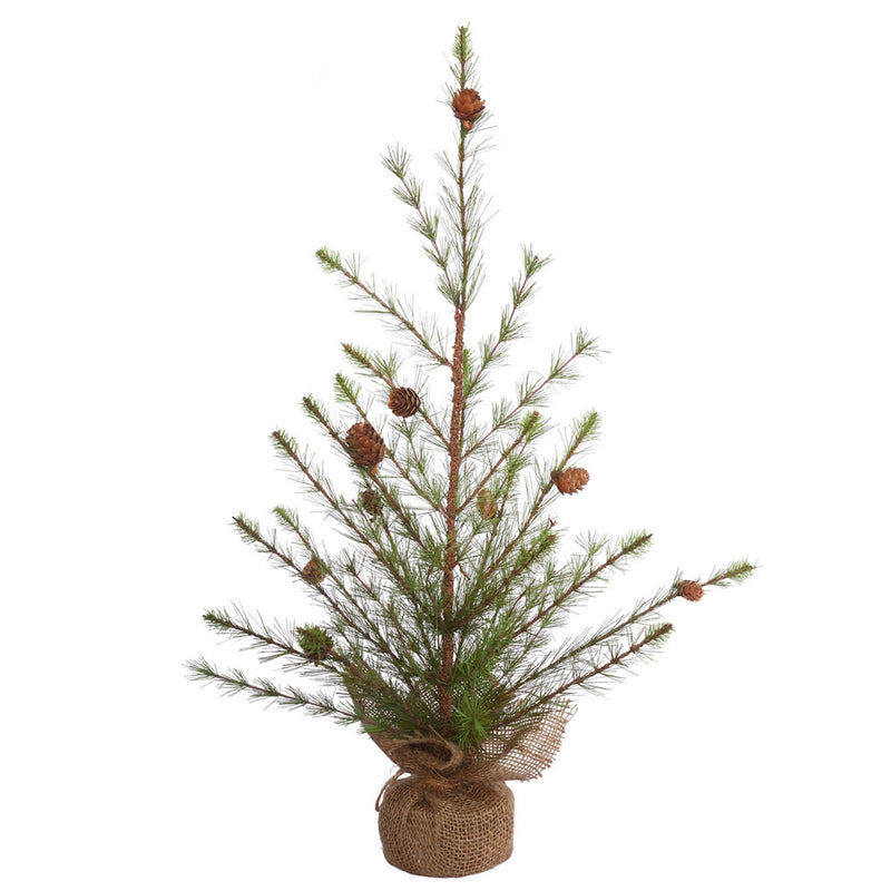 24" x 19" Missoula Pine Tabletop Tree with Cones