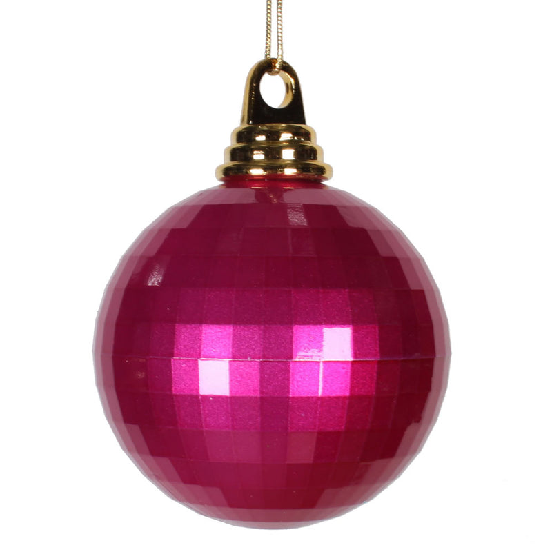 4'' Candy Mirror Ball Ornament (Various Color Options)