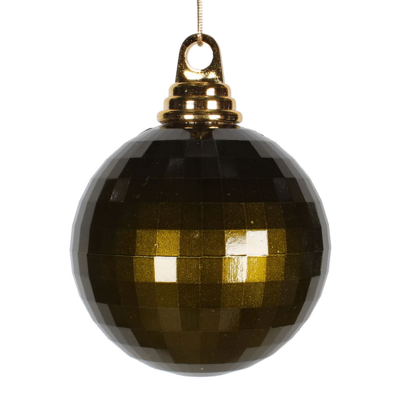 4'' Candy Mirror Ball Ornament (Various Color Options)