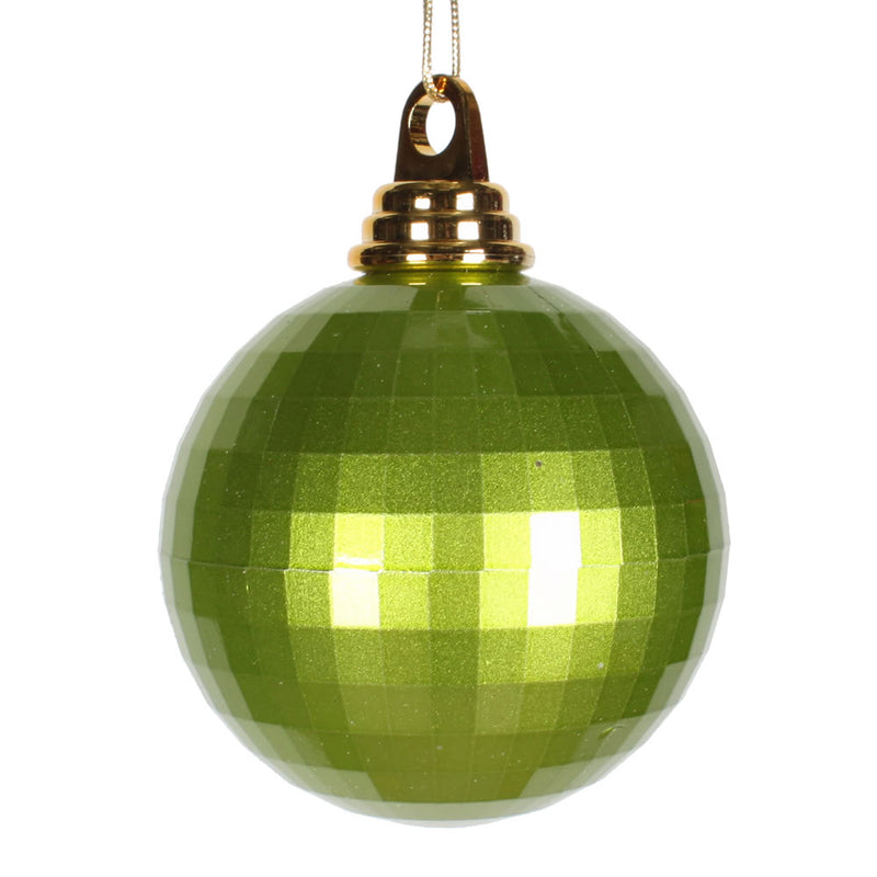 4'' Candy Mirror Ball Ornament (Various Color Options)