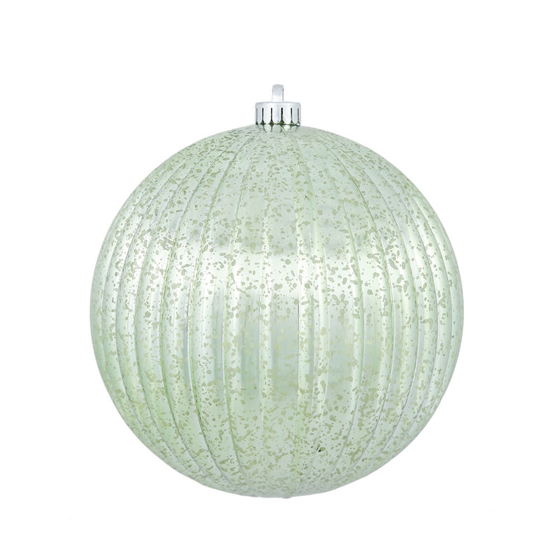 10" Mercury Finish Pumpkin Ball Ornament (Various Color Options)