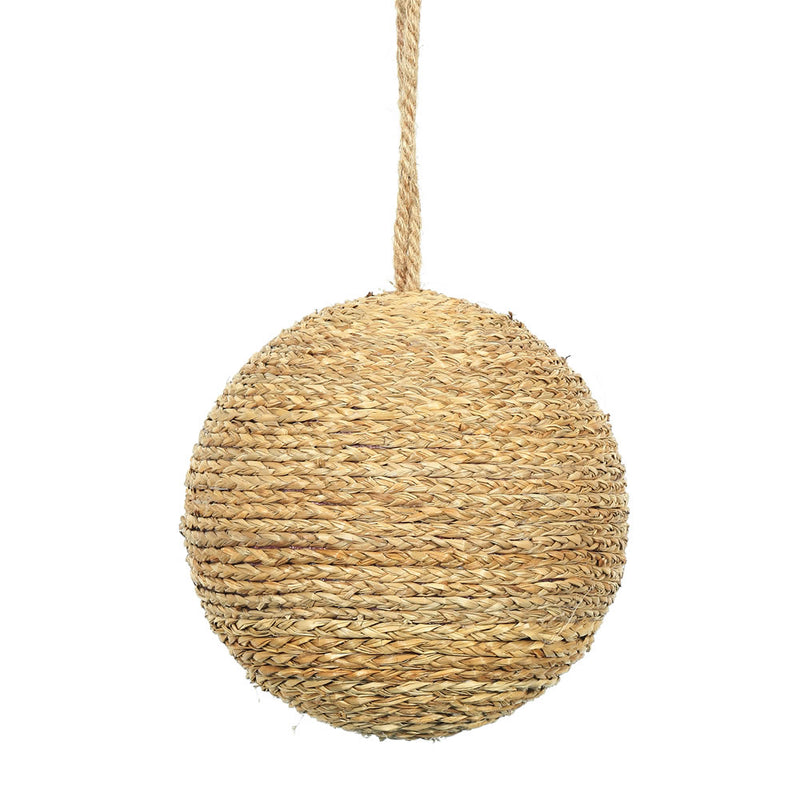 6" Camel Rope Ball Ornaments Set of 2