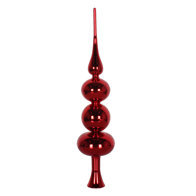 19" Shiny Finial Tree Top