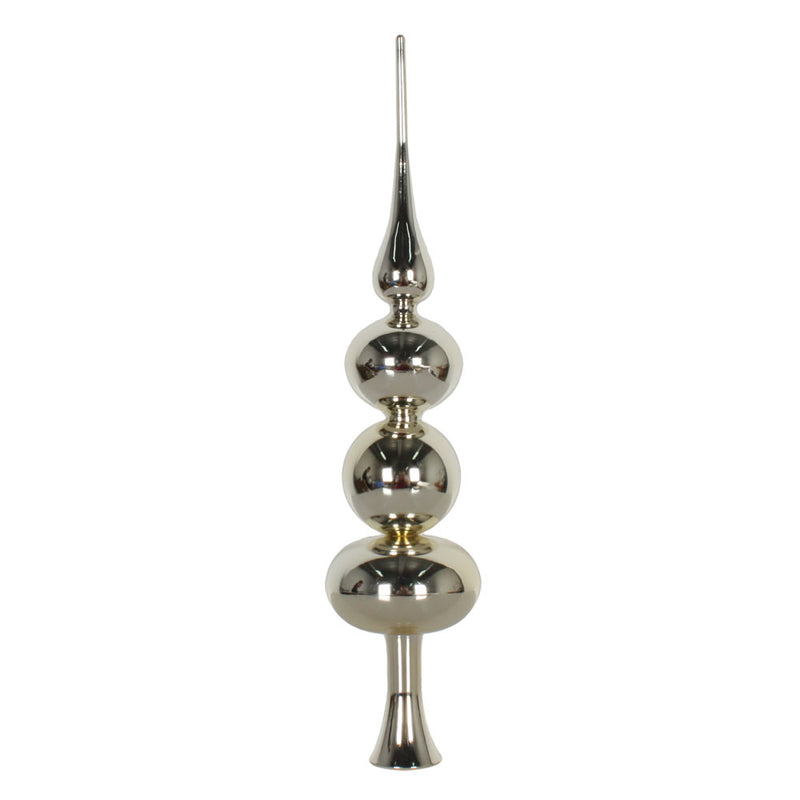 19" Shiny Finial Tree Top