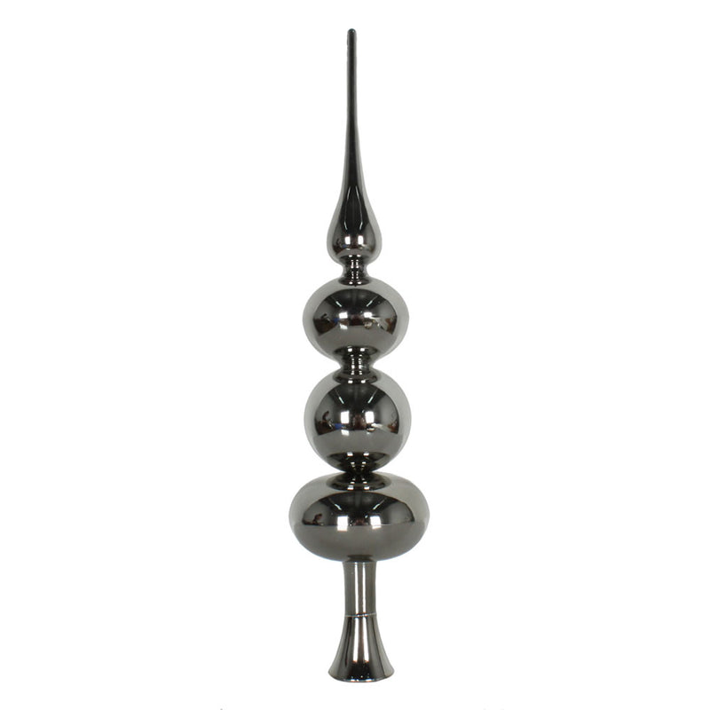 19" Shiny Finial Tree Top