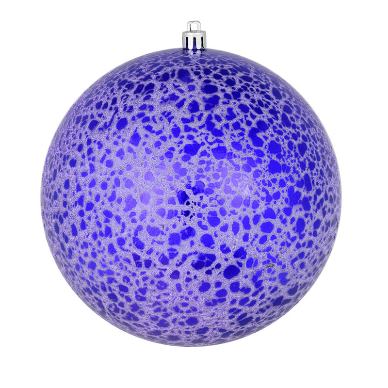 8" Crackle Ball Ornament (Various Color Options)