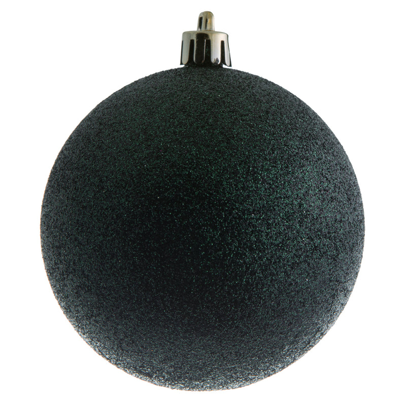 3" Midnight Green Ball Ornament. Pack of 12