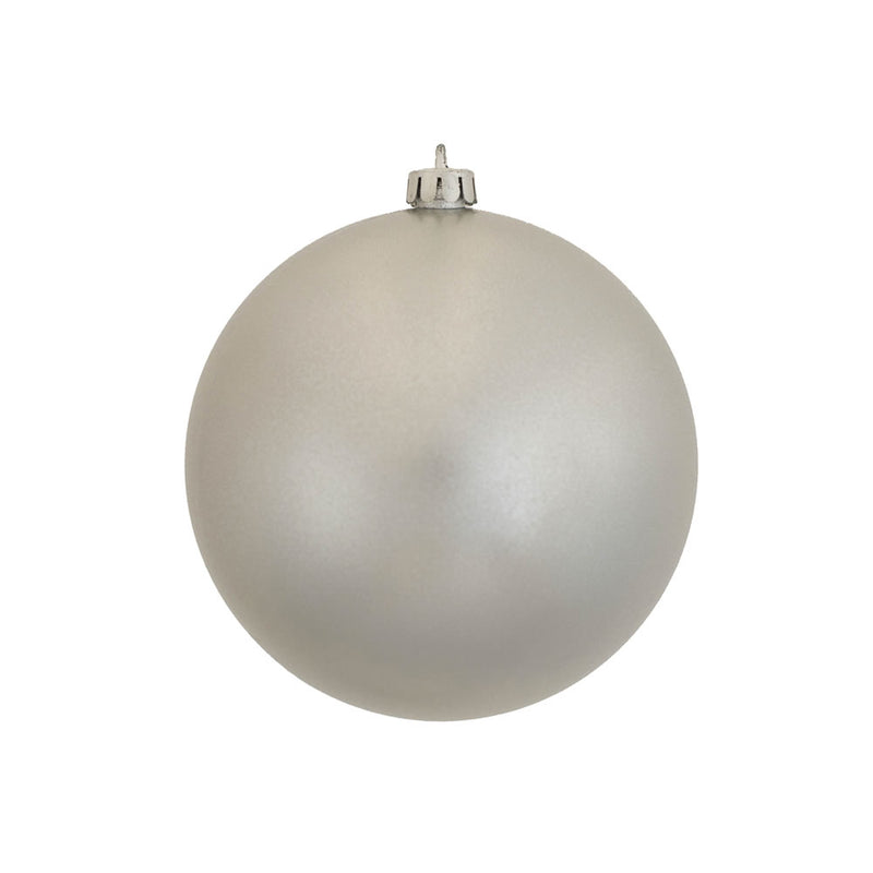 3" Silver Ball Ornaments Pack of 12