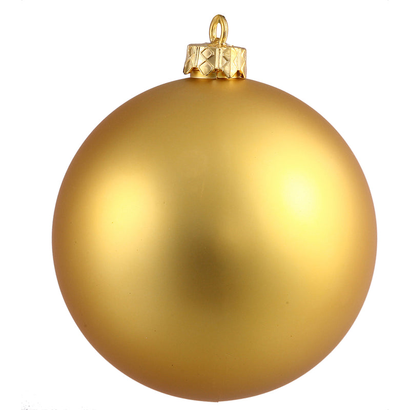 2.4" Luxe Gold Ornament Assortment Pack of 60