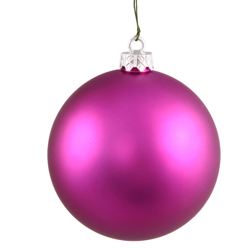 2.4" Magenta Ornament Assortment Pack of 60