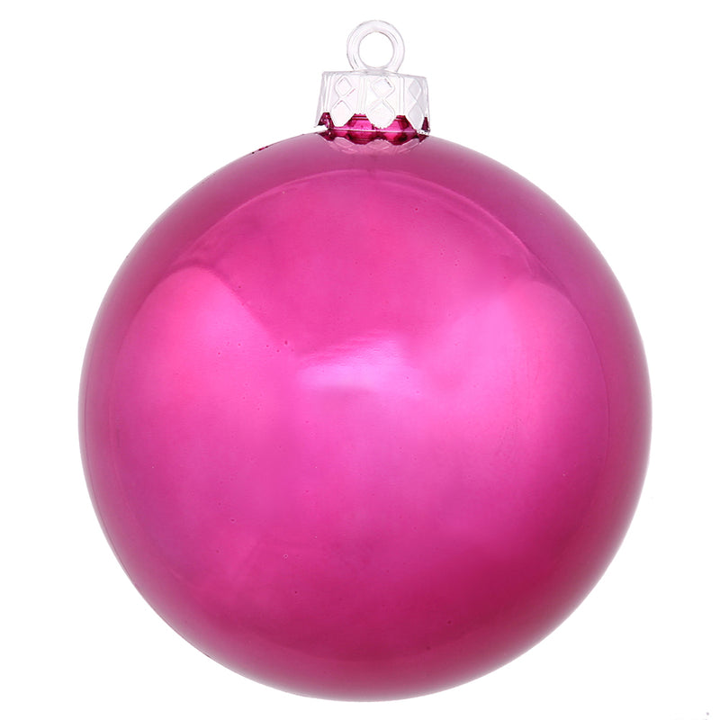 2.4" Magenta Ornament Assortment Pack of 60