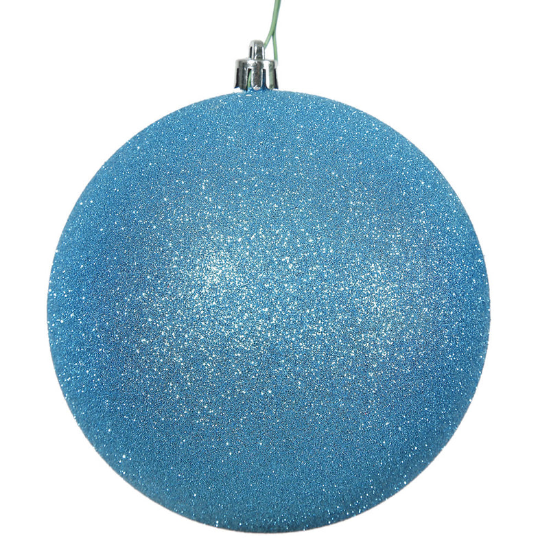 2.75" Turquoise Ball Ornament. Pack of 12