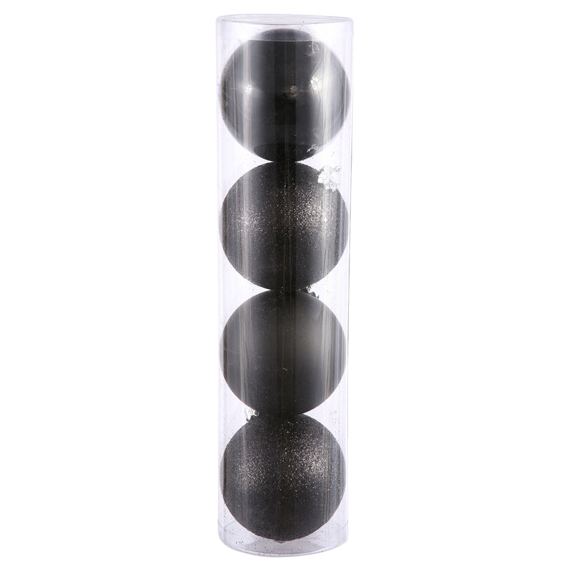 4.75" Black Ball Assortment Pack of 4