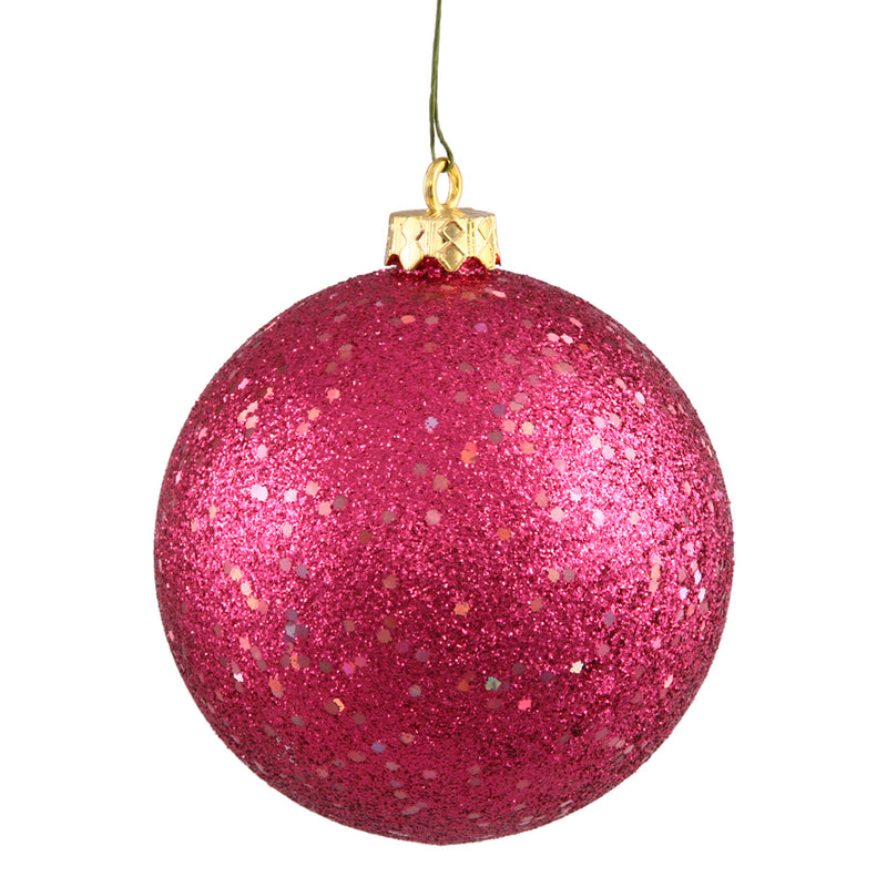 4" Wine Ball Ornament. Pack of 6