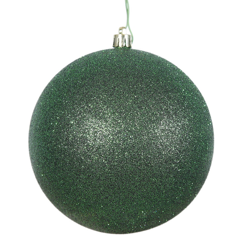 3" Emerald Ball Ornament. Pack of 12