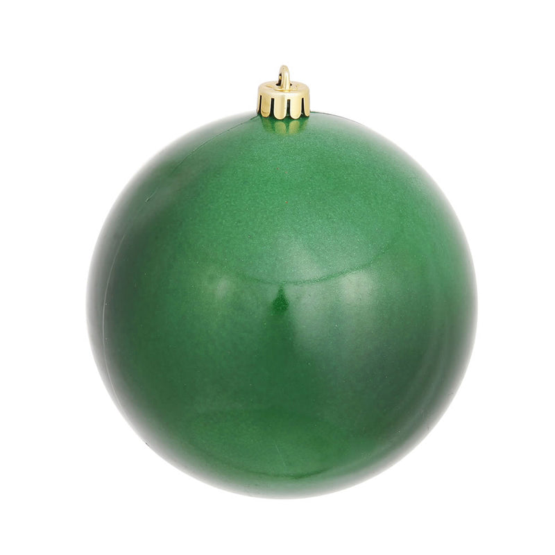 3" Emerald Ball Ornament. Pack of 12