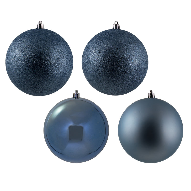 4.75" Periwinkle Ball Assortment Pack of 4