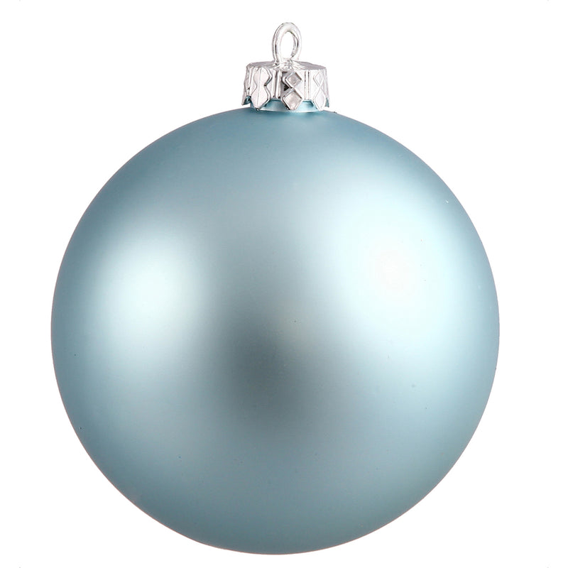 2.75" Baby Blue Ball Ornament. Pack of 12