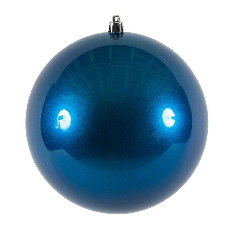 6" Blue Ball UV Drilled Pack of 4