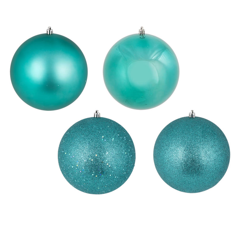 2.4" Teal Ball Assortment Pack of 60