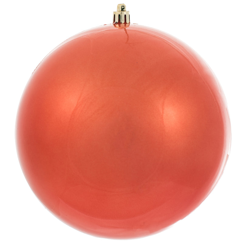 3" Coral Ball Ornament. Pack of 12