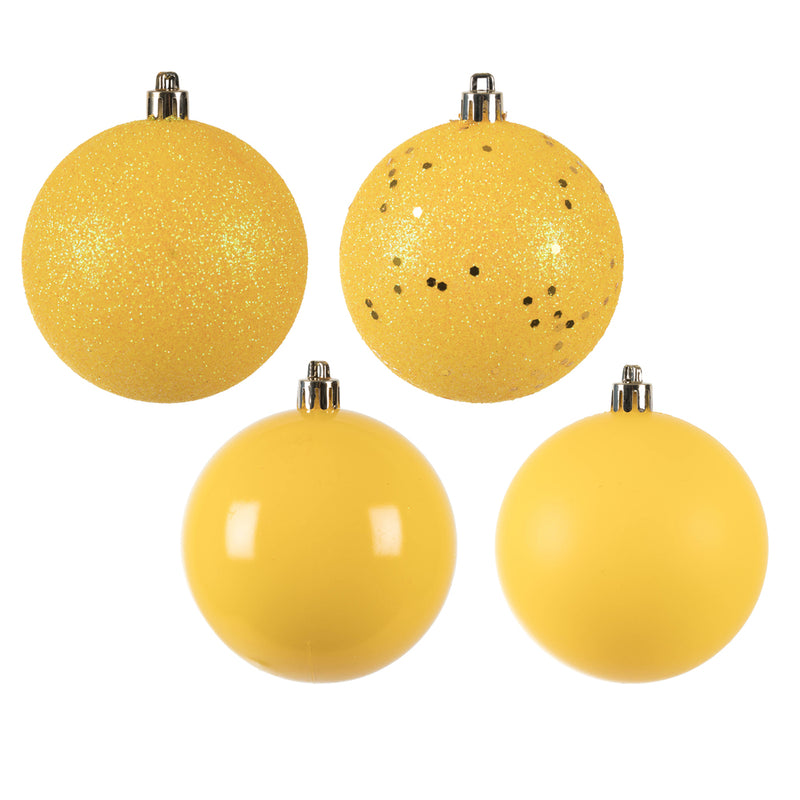 3" Yellow Ball Assortment Pack of 32