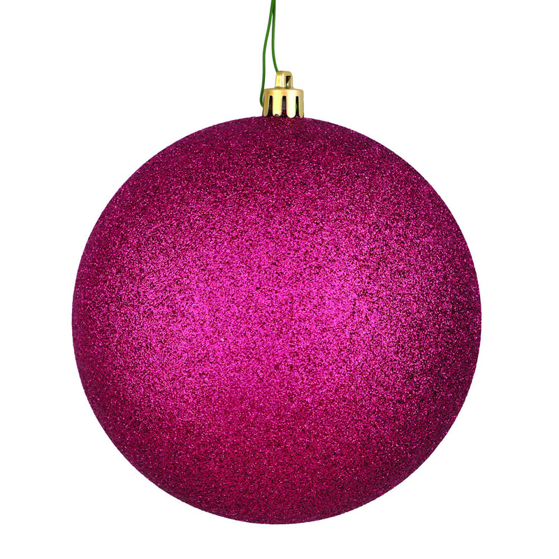 2.4" Berry Red Ball Ornaments. Pack of 24