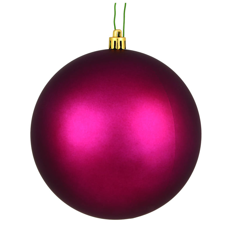 2.4" Berry Red Ball Ornaments. Pack of 24